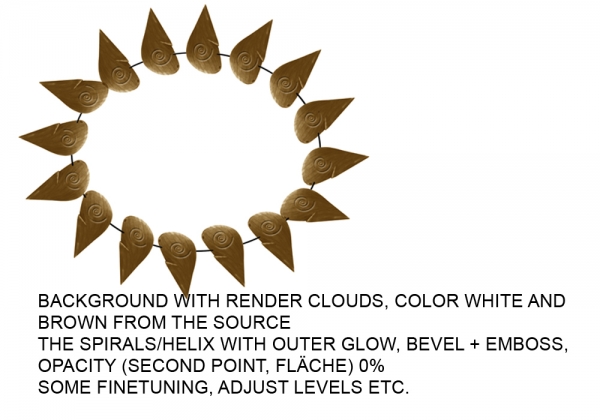 Creation of wooden chain: Step 2